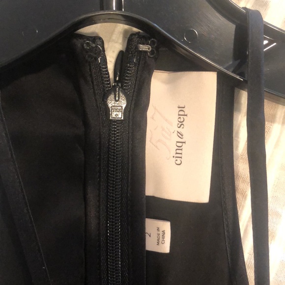 Cinq À Sept Black Yael Cutout Crepe Dress - Picture 6 of 6